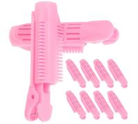 PAMINGONO Pinzas para Volumen al Cabello 10 Piezas Rosa, Clips Esponjosos para Raíz y Flequillo, Accesorios para Peinados Femeninos, Volumen Natural y Fácil Uso en Belleza y Viajes