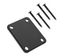 PAMINGONO Placa de Conexión de Mástil para Guitarra Eléctrica, Metal Resistente Tornillos Incluidos, Fácil Instalación para Músicos y Amigos Amantes Guitarra