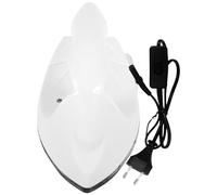 PAMINGONO Plancha de Vapor Portátil Pequeña para Ropa y Manualidades, Mini Plancha Eléctrica Blanca Ligera Cable Largo, Adecuado para Uso Doméstico y Enseñanza Infantil