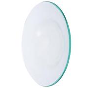 PAMINGONO Plato de Vidrio Transparente para Aromaterapia 10 CM Calentador de Cera Repuesto para Lámpara de Fragancia Plato Quemador de Aceites Esenciales para Uso en Hogar y Decoración