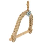 PAMINGONO Portarrollos de Papel Higiénico de Pared Estilo Mediterráneo Soporte de Madera y Ratán sin Taladro Estante Colgante para Baño Accesorio Práctico para Hogar y Hotel