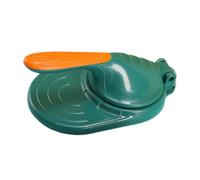 PAMINGONO Prensa para Masa de Dumplings de Plástico Verde Oscuro Molde para Prensar Masa de Empanadas y Albóndigas Herramienta Manual para Cocina Casera y Repostería Fácil Uso y Limpieza
