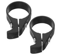 PAMINGONO Protectores de Cadena para Bicicleta de Montaña, 2 Piezas Plegables de Plástico Negro, Deflectores Anticaídas de 40 Mm, Guía y Estabilizador para Uso en Ciclismo Off-Road