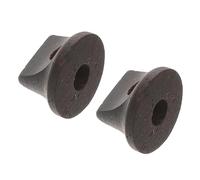 PAMINGONO Puentes de Erhu de Ébano Negro 2 Piezas Accesorios Duraderos para Instrumento de Cuerda Puente Práctico para Erhu Repuesto Profesional para Músicos y Estudiantes