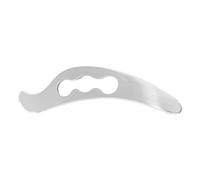 PAMINGONO Raspador Muscular de Acero Inoxidable para Masaje Facial y Corporal, Herramienta Gua Sha Multifuncional Portátil para Relajación Muscular y Cuidado Piel, Tamaño Pequeño, Diseño