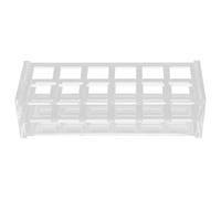 PAMINGONO Soporte Acrílico para Cubetas de Laboratorio 12 Posiciones 10 MM Organizador Estable para Análisis Espectroscópicos y Química Gradilla para Tubos Uso Educativo E Investigación