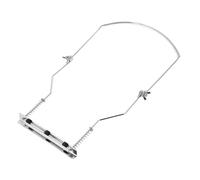 PAMINGONO Soporte Metálico Ajustable para Armónica de 10 Orificios Soporte Práctico para Mástil de Armónica Color Plata Adecuado para Músicos y Actuaciones