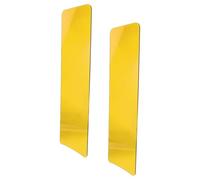 PAMINGONO Tableros para Teñir el Cabello Semitransparentes 2 Piezas Color Amarillo para Salón Profesional, Herramienta para Aplicar Tinte Uniforme en Balayage y Reflejos