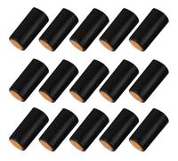 PAMINGONO Tapas Termorretráctiles para Botellas de Vino Tinto 300 Unidades Sellador Retráctil Negro para Botellas Accesorio para Preservación y Elaboración Casera de Vino