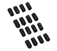 PAMINGONO Tapas Vertedoras de PVC Negras 100 para Botellas de Aceite y Vinagre Cubiertas Prácticas para Dispensadores en Restaurantes y Tabernas