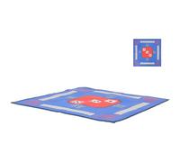 PAMINGONO Tapete de Mahjong Antideslizante 80x80 Cm, Almohadilla Acogedora para Juegos de Mesa Reducción de Ruido, Mantel Protector de Mesa Cuadrado para Poker, Dominó y Mahjong