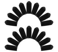 PAMINGONO Tapones de Goma para Diademas 100 Unidades Tamaño Grande 4,5 Cm, Accesorios para Hacer Diademas, Extremos Protectores de Caucho para Bricolaje, Uso Cómodo para Accesorios