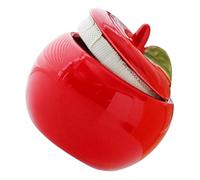 PAMINGONO Tarro De Manzana Navideño Tarro De Galletas Dulces Recipiente En Forma De Fruta Cuencos Para Dulces Plato De Con Tapa Recipiente Para De Con