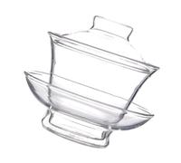 PAMINGONO Taza de Té con Tapa Resistente al Calor de Vidrio Transparente y Diseño Grueso para Infusiones y Ceremonia de Té Tradicional