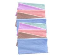 PAMINGONO Toallitas Desmaquillantes de Microfibra de Vellón Coral 10piezas, Suaves, Cuadradas 25x25 Cm, Fáciles de Llevar para Uso en Casa y Viaje Color Aleatorio