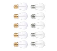 PAMINGONO Tubos de Brillo Labial Vacíos Varita 10 Piezas Mini Botellas en Forma de Bombilla ABS Transparente Recargables Portátiles para DIY Bálsamo Labial y Aceite de Labios Uso