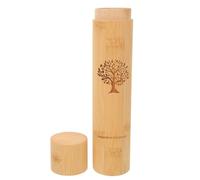 PAMINGONO Urna para Mascotas Pequeña de Bambú con Diseño Árbol Vida Caja Segura para Cenizas y Pelo de Perro y Gato Recipiente Resistente para Recuerdos de Mascotas