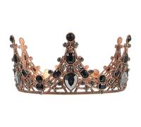 PAMINGONO Vintage Barroca de Rhinestones para Boda Tocado Elegante para Novia Damas de Honor y Niñas Accesorio Clásico y Brillante para Peinados Nupciales