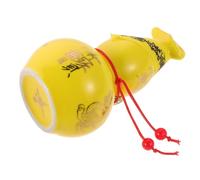 PAMINGONO Wu Lou Feng Shui de Cerámica para Decoración del Hogar Adorno Tradicional Chino de Calabaza Suerte Cinco Emperadores Estatua Decorativa de Dinero Auspicioso para Oficina y Sala