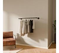 pamo perchero de diseño loft industrial - FINN - Perchero o perchero de pared o techo de tubos robustos en negro