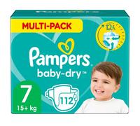 Pampers 81664580 pañal desechable Niño/niña 7 112 pieza(s) - Pañales desechables (Niño/niña, Tape diaper, 15 kg, Multicolor, Velcro, 12 h)