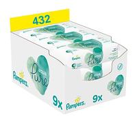 Pampers - Aqua pure toallitas húmedas, unisex, 9x48
