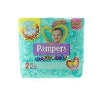 Pañales Pampers Baby Dry - 2 Pampers