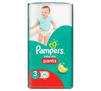 Pampers Baby-Dry Pants Taille 3, 6-11 kg, 44 Couches-Culottes
