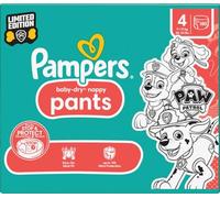 Pampers Baby-Dry Pants Talla 4, 180 capas, 9 kg - 15 kg, 360 ° para ayudar a evitar los bostezos y las fugas