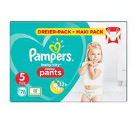 Pampers Baby-Dry Pants Talla 5, 78 Pañales