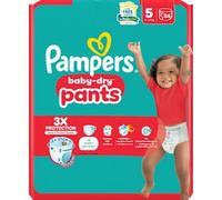 Pampers Baby-Dry Pants Talla 5, paquete único, 11-17 kg (24 unidades)