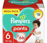PAMPERS Baby-Dry Pants Talla 6-66 Pañales