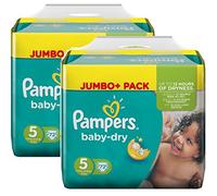 Pampers Baby Dry taille 5 Junior 11-25 kg Jumbo Plus Pack (2 x 72 couches)