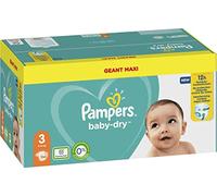 Pampers Baby-Dry Tamaño 3, 104 pañales, hasta 12 horas de protección total contra fugas, 6-10 kg