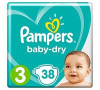 Pampers Baby-Dry tamaño 3, 1er Pack (1 x 38 unidades)