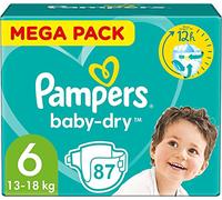 PAMPERS BABY-DRY TAMAÑO 6 87 CAPAS (13-18 KG)