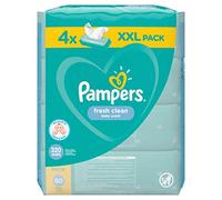 Pampers Fresh Clean - Toallitas húmedas (4 x 80 toallitas (320 toallitas)