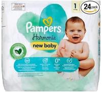 Pampers Harmonie - Pañales (tamaño 1, 24 capas, 2 kg, 5 kg)