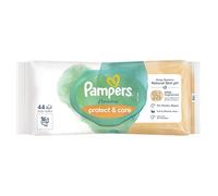 Pampers Harmonie Protect & Care Toallitas húmedas para bebés 1 Paquete 44 Toallitas = 44 Toallitas Hidratadas para Bebés, Ayuda a mantener el ph natural de la piel y un poco de caléndula