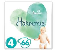Pampers Harmonie Talla 4, 66 Pañales 9-14 kg