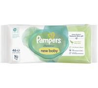 Pampers Harmonie - Toallitas húmedas para bebé sin plástico, 4 paquetes = 46 toallitas
