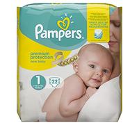 Pampers New Baby Premium Protection 1 22pieza(s) - Pañal (Universal, Disposable diaper)