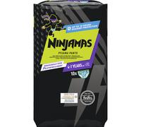 Pampers Ninjamas Pyjama Pants 4-7 Años Verde Talla 7 10uds