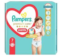 Pampers Cuidados Premium, tamaño 7, 27 unidades, 17 kg+, la mejor protección y comodidad de los pañales fáciles de poner