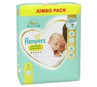Pampers - Pampers Premium Protection (tamaño 1) Lenguas para bebé 2-5 kg - 72 piezas