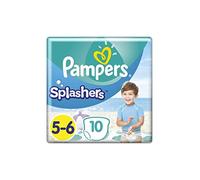Pampers Pañales de natación Splashers (versión antigua), tamaño 5 - 6, paquete de transporte 1 paquete