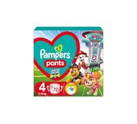 Pampers - Pañales para bebé, patrulla canina, talla 4, 72 pañales, 9 kg - 15 kg