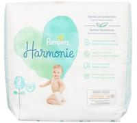 Pampers Pañales para bebé tamaño 2 (4 - 8 kg), paquete de transporte, protección suave de la piel e ingredientes a base de plantas, 24 unidades