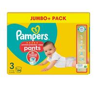 Pampers - Pantalones Premium Protection - Talla 3 - Mega Pack - 64pcs - 6/11 KG