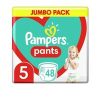 Pampers Pants Pañales, talla 5 (12-17 kg), 48 unidades, protección y comodidad Pampers en pañales fáciles de poner
